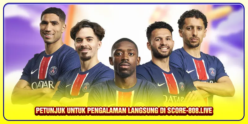 Petunjuk untuk pengalaman langsung di Score-808.live